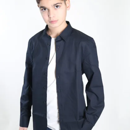 Navy Overshirt Jacket