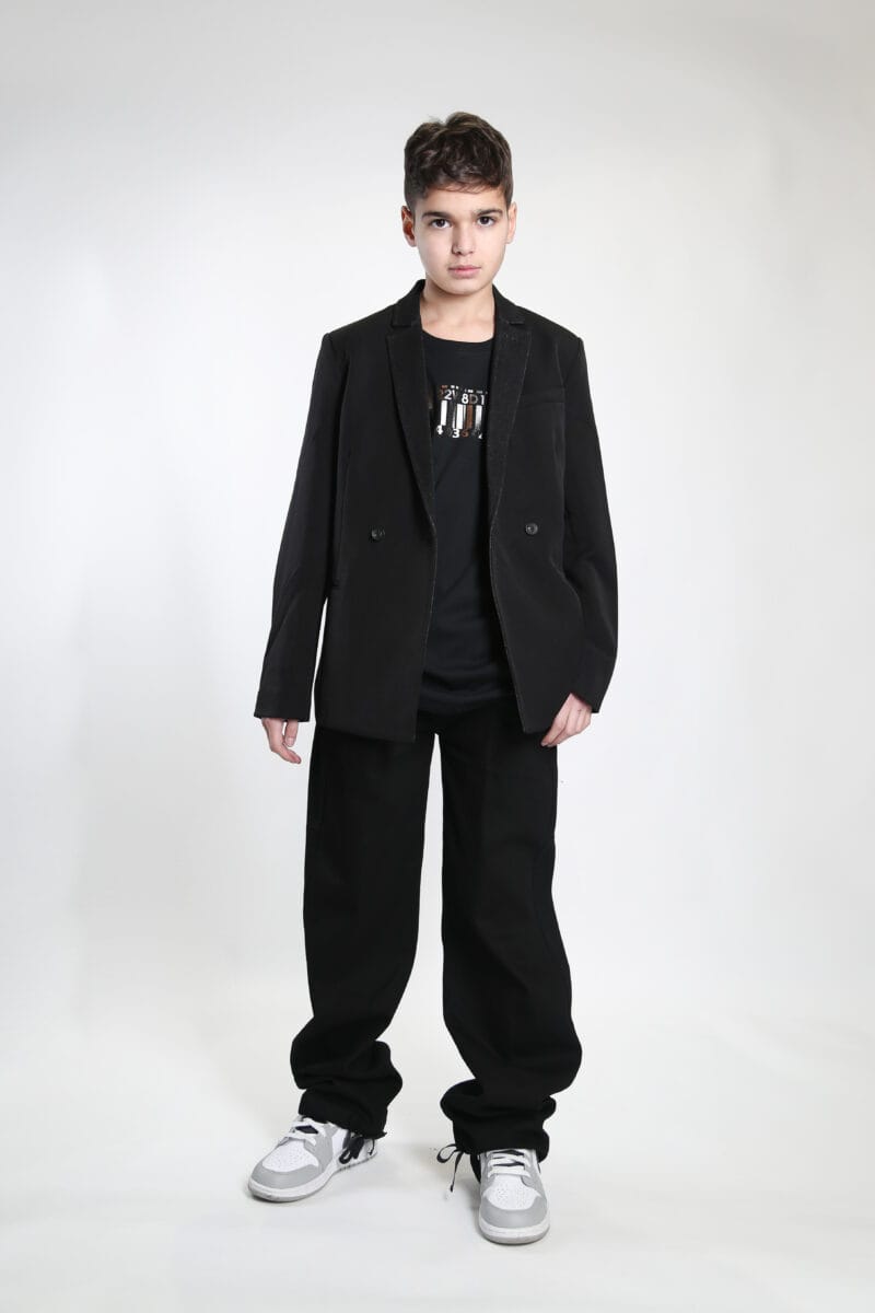 Black Cargo Jeans - Image 3