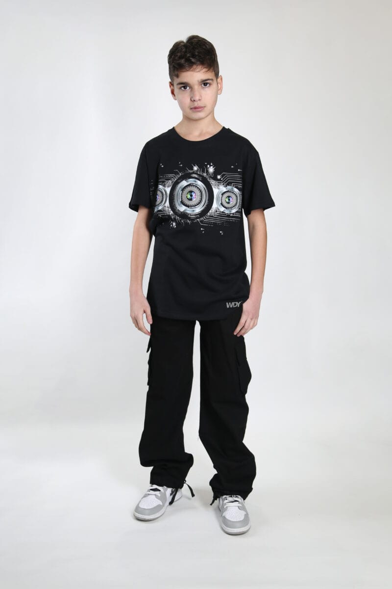 Black Cargo Jeans