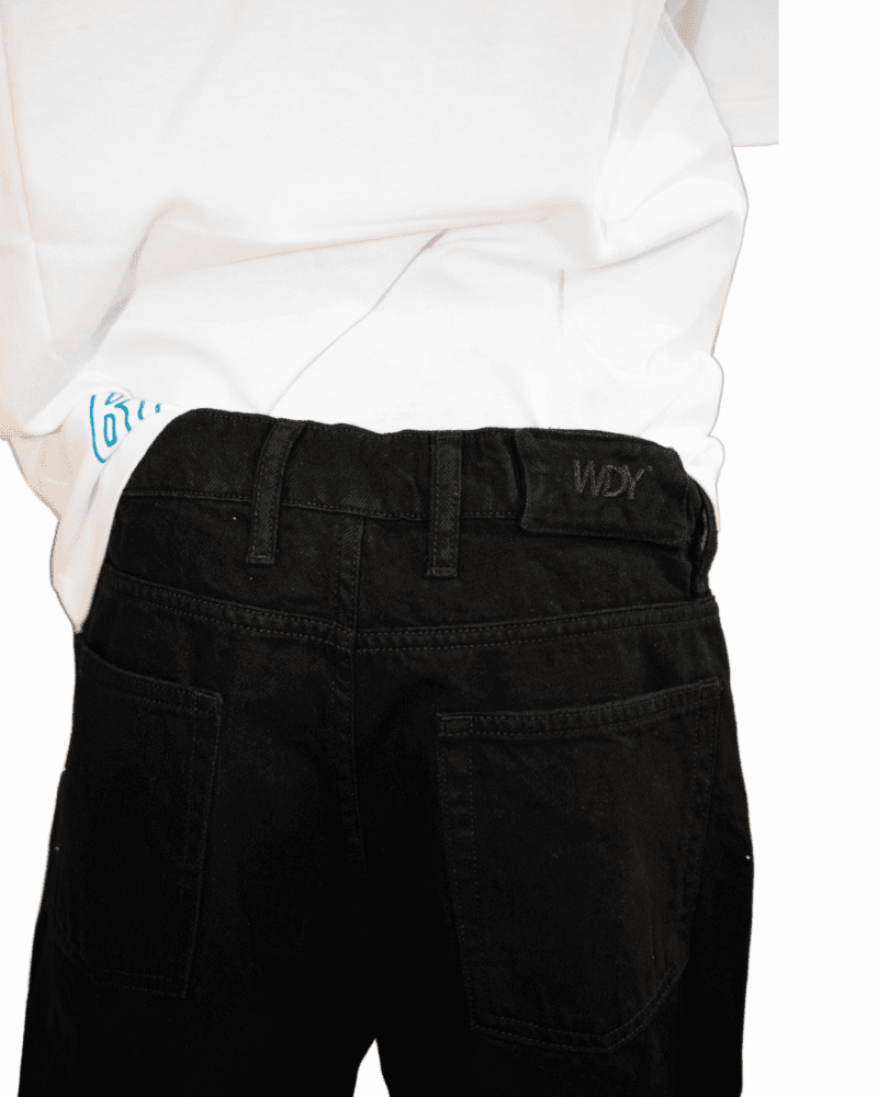 Black Baggy Jeans - Image 3